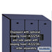 Salsbury 15" Wide Double Tier Designer Wood Locker - 3 Wide - 6 Feet High - 21 Inches Deep - Blue - Hasps - Sweatfully