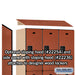 Salsbury 15" Wide Double Tier Designer Wood Locker - 3 Wide - 6 Feet High - 21 Inches Deep - Cherry - Hasps - Sweatfully