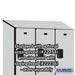 Salsbury 15" Wide Double Tier Designer Wood Locker - 3 Wide - 6 Feet High - 21 Inches Deep - Gray - Hasps - Sweatfully