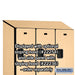 Salsbury 15" Wide Double Tier Designer Wood Locker - 3 Wide - 6 Feet High - 21 Inches Deep - Maple - Hasps - Sweatfully
