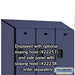 Salsbury 15" Wide Double Tier Designer Wood Locker - 3 Wide - 6 Feet High - 24 Inches Deep - Blue - Hasps - Sweatfully