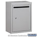 Salsbury Letter Box (Includes Commercial Lock) - Standard - Surface Mounted - Aluminum - Private Access - Sweatfully