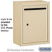 Salsbury Letter Box - Standard - Surface Mounted - Sandstone - USPS Access - Sweatfully