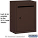 Salsbury Letter Box - Standard - Surface Mounted - Bronze - USPS Access - Sweatfully