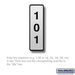 Custom Engraved Self Adhesive Placard - for Aluminum Mailbox Door - Sweatfully