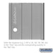 Custom Door Engraving - Regular - for Aluminum Mailbox Door - Sweatfully