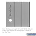 Custom Door Engraving - Black Filled - for Aluminum Mailbox Door - Sweatfully
