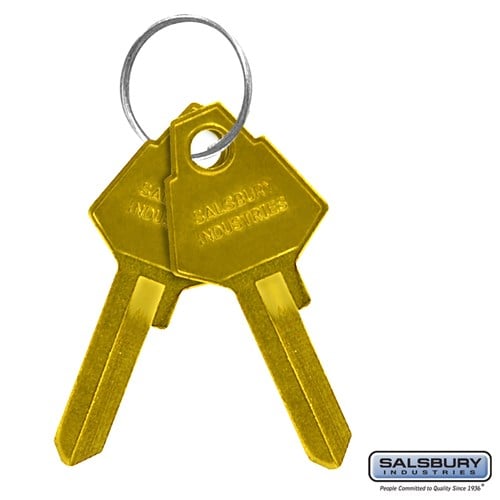 Salsbury Key Blanks - for Standard Locks of Aluminum Mailboxes - Box of (50) - Sweatfully