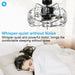 23" Modern DC Motor Downrod Mount Reversible Fandelier Ceiling Fan with Lighting and Remote Control - Sweatfully