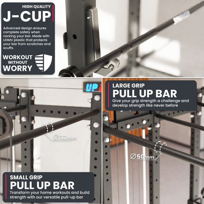 Synergee 2300 Series Power Cage with Synchronized Loaded Cable Cross Overs - Sweatfully