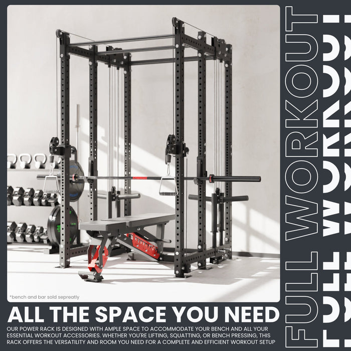 Synergee 2300 Series Power Cage with Plate Loaded Cable Cross Overs - Sweatfully