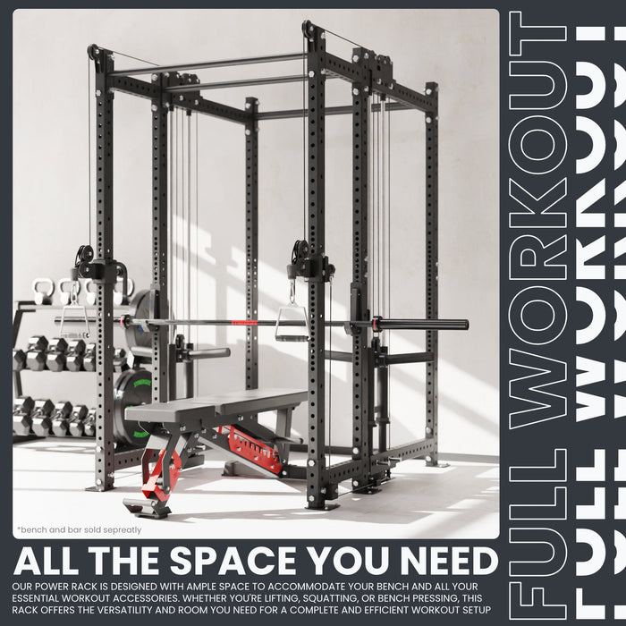 Synergee 2300 Series Power Cage with Plate Loaded Cable Cross Overs - Sweatfully