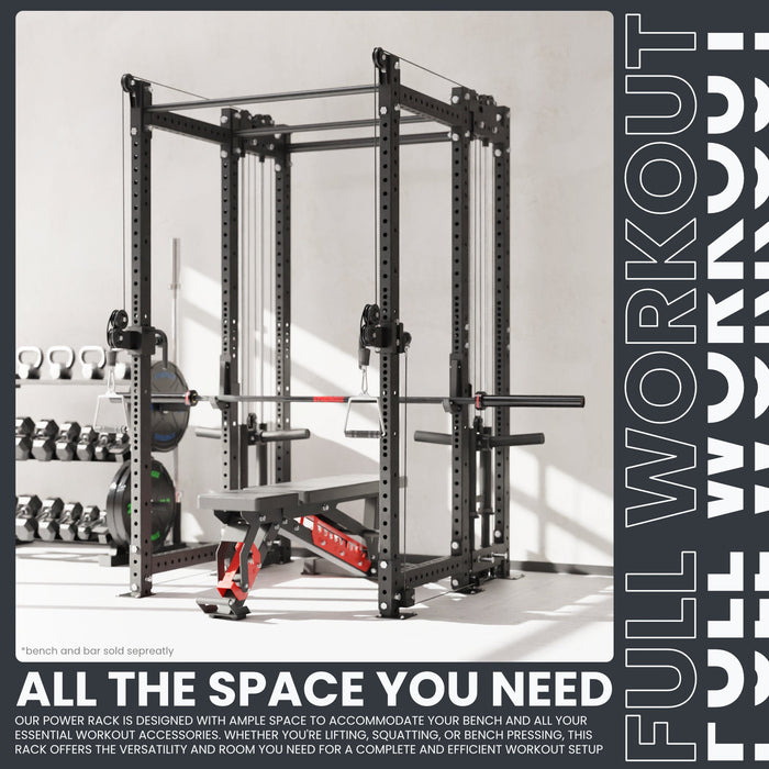 Synergee 2300 Series Power Cage with Plate Loaded Cable Cross Overs - Sweatfully
