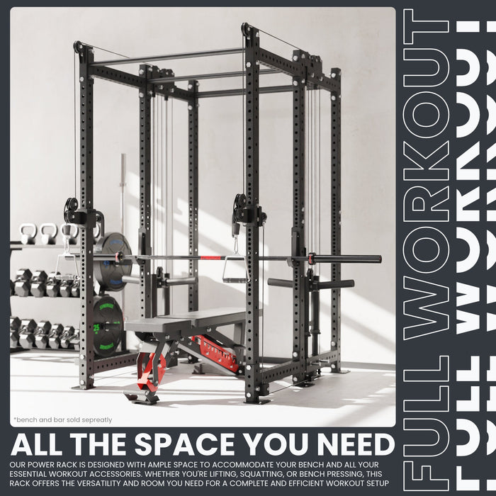 Synergee 2300 Series Power Cage with Plate Loaded Cable Cross Overs - Sweatfully