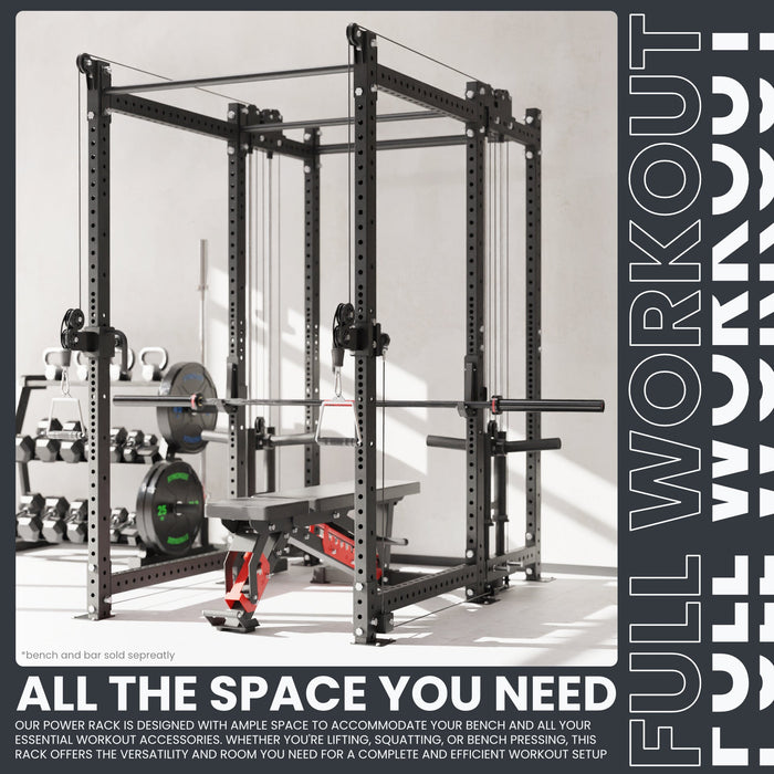 Synergee 2300 Series Power Cage with Plate Loaded Cable Cross Overs - Sweatfully