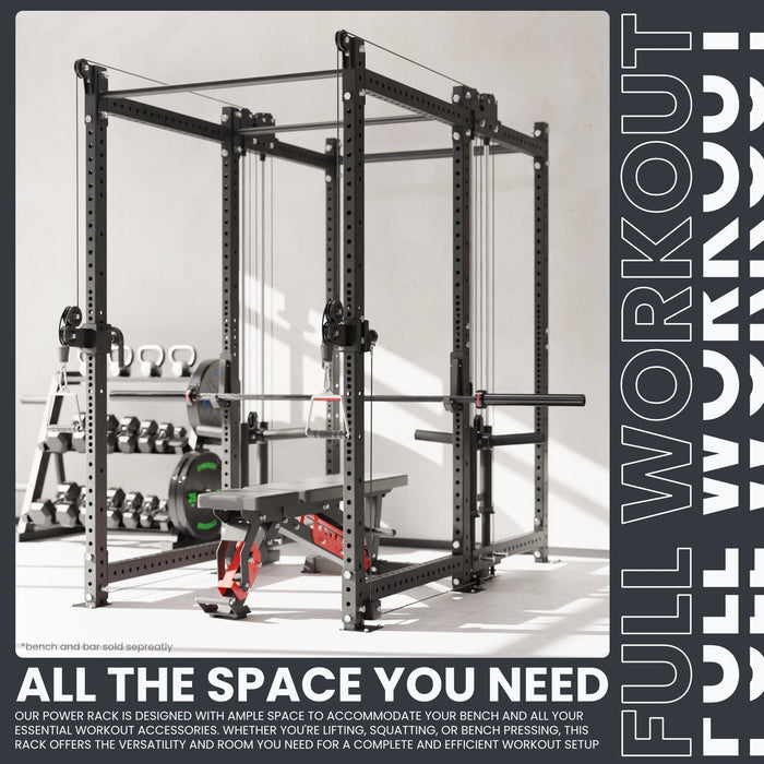 Synergee 2300 Series Power Cage with Plate Loaded Cable Cross Overs - Sweatfully