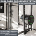 Synergee 2300 Series Power Cage with Plate Loaded Cable Cross Overs - Sweatfully