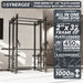 Synergee 2300 Series Power Cage with Plate Loaded Cable Cross Overs and Smith Machine - Sweatfully