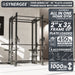 Synergee 2300 Series Power Cage with Plate Loaded Cable Cross Overs and Smith Machine - Sweatfully