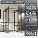 Synergee 2300 Series Power Cage with Plate Loaded Cable Cross Overs and Smith Machine - Sweatfully