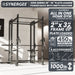 Synergee 2300 Series Power Cage with Plate Loaded Cable Cross Overs and Smith Machine - Sweatfully