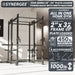 Synergee 2300 Series Power Cage with Plate Loaded Cable Cross Overs and Smith Machine - Sweatfully