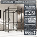 Synergee 2300 Series Power Cage with Plate Loaded Cable Cross Overs and Smith Machine - Sweatfully