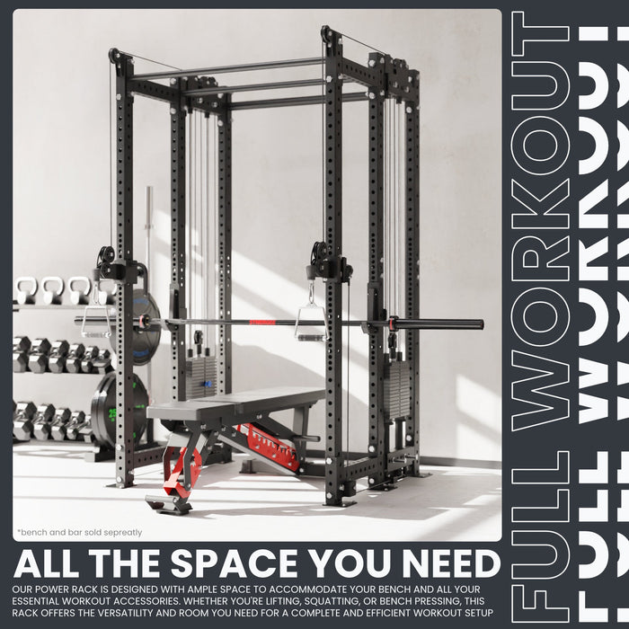 Synergee 2300 Series Power Cage with Synchronized Loaded Cable Cross Overs - Sweatfully