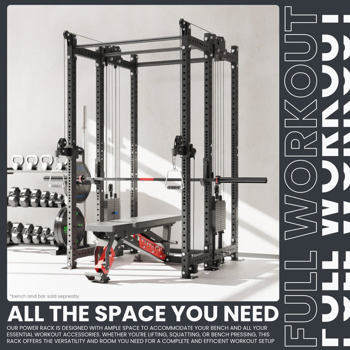 Synergee 2300 Series Power Cage with Synchronized Loaded Cable Cross Overs - Sweatfully