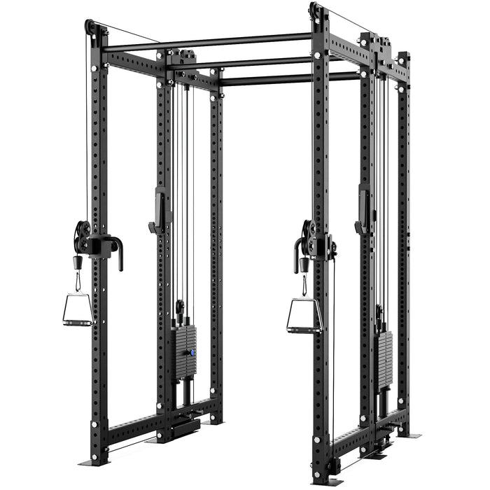 Synergee 2300 Series Power Cage with Synchronized Loaded Cable Cross Overs - Sweatfully