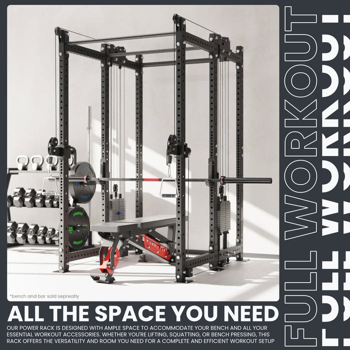Synergee 2300 Series Power Cage with Synchronized Loaded Cable Cross Overs - Sweatfully