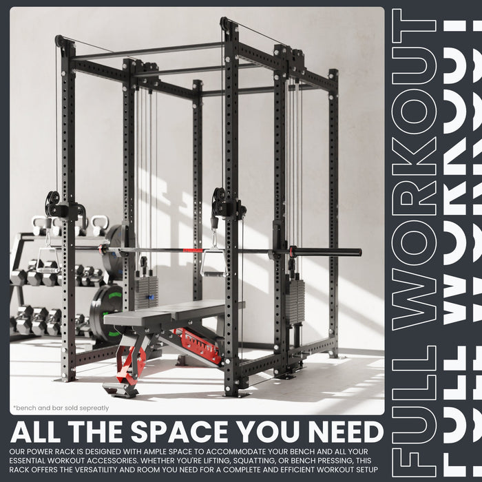 Synergee 2300 Series Power Cage with Synchronized Loaded Cable Cross Overs - Sweatfully