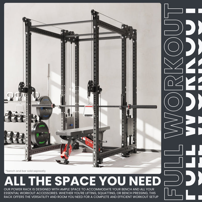 Synergee 2300 Series Power Cage with Synchronized Loaded Cable Cross Overs - Sweatfully