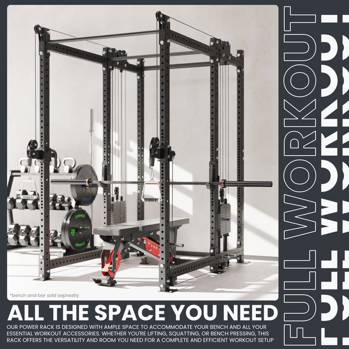 Synergee 2300 Series Power Cage with Synchronized Loaded Cable Cross Overs - Sweatfully
