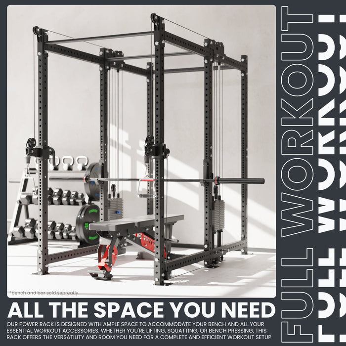 Synergee 2300 Series Power Cage with Synchronized Loaded Cable Cross Overs - Sweatfully