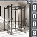 Synergee 2300 Series Power Cage with Synchronized Loaded Cable Cross Overs and Smith Machine - Sweatfully