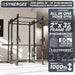 Synergee 2300 Series Power Cage with Synchronized Loaded Cable Cross Overs and Smith Machine - Sweatfully