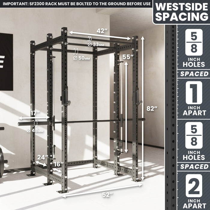 Synergee 2300 Series Power Cage with Smith Machine - Sweatfully
