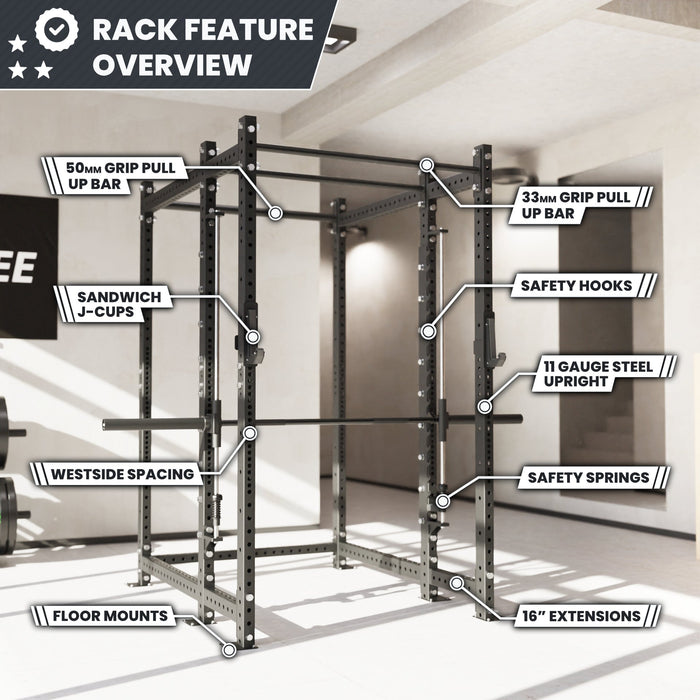 Synergee 2300 Series Power Cage with Smith Machine - Sweatfully