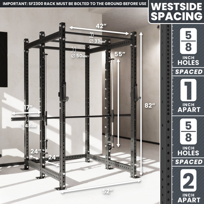 Synergee 2300 Series Power Cage with Smith Machine - Sweatfully