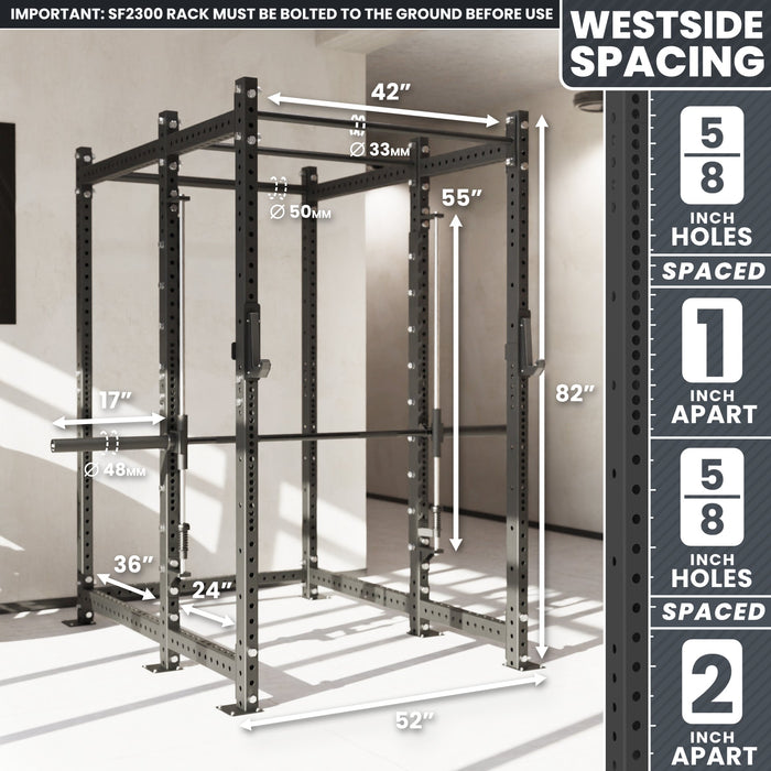 Synergee 2300 Series Power Cage with Smith Machine - Sweatfully