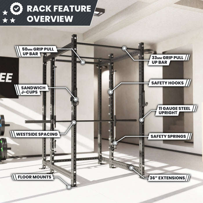 Synergee 2300 Series Power Cage with Smith Machine - Sweatfully