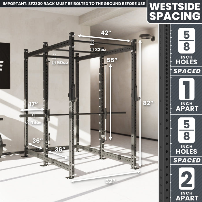 Synergee 2300 Series Power Cage with Smith Machine - Sweatfully