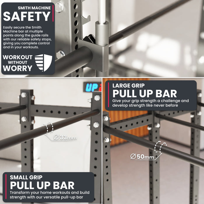 Synergee 2300 Series Power Cage with Smith Machine - Sweatfully