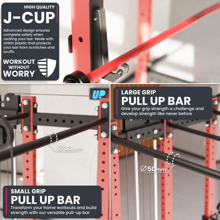 Synergee 2300 Series Power Cage with Synchronized Loaded Cable Cross Overs - Sweatfully