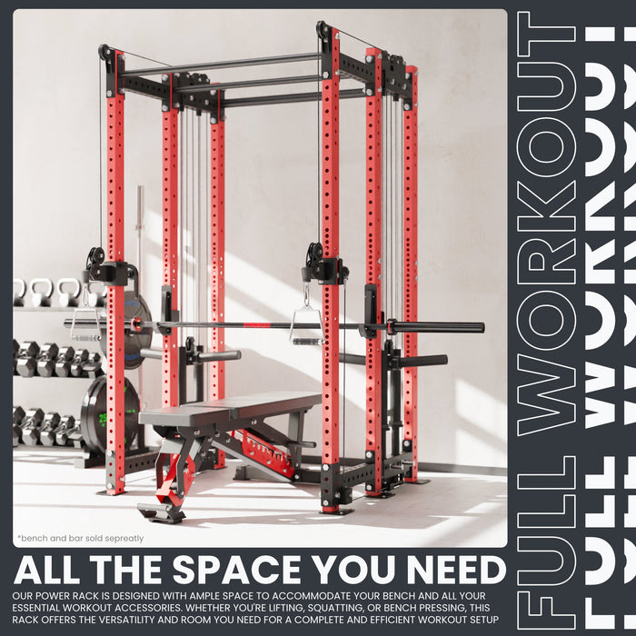 Synergee 2300 Series Power Cage with Plate Loaded Cable Cross Overs - Sweatfully