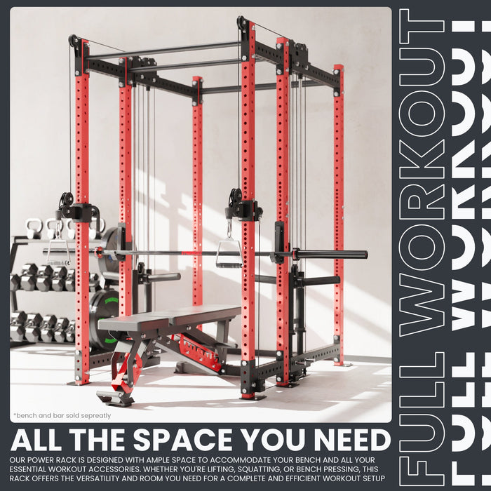 Synergee 2300 Series Power Cage with Plate Loaded Cable Cross Overs - Sweatfully