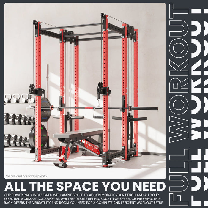 Synergee 2300 Series Power Cage with Plate Loaded Cable Cross Overs - Sweatfully