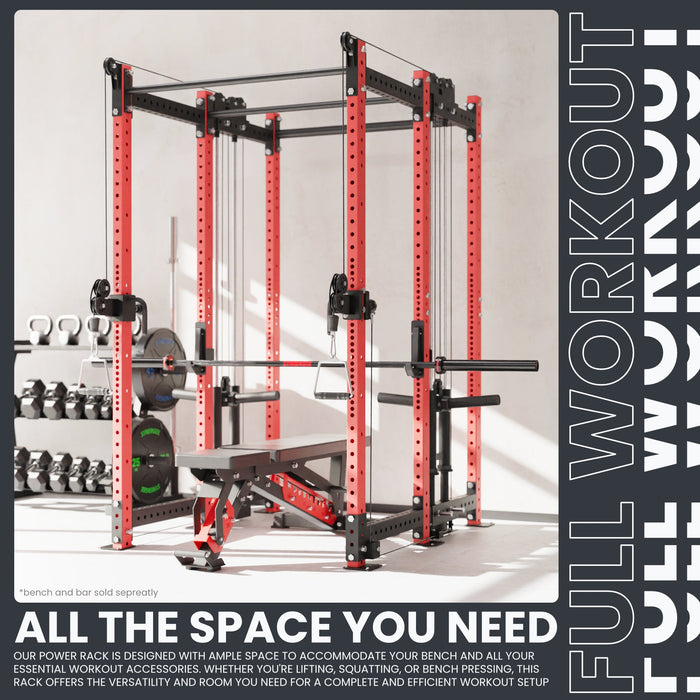 Synergee 2300 Series Power Cage with Plate Loaded Cable Cross Overs - Sweatfully