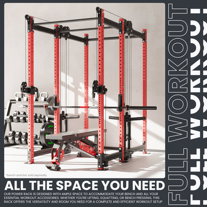 Synergee 2300 Series Power Cage with Plate Loaded Cable Cross Overs - Sweatfully